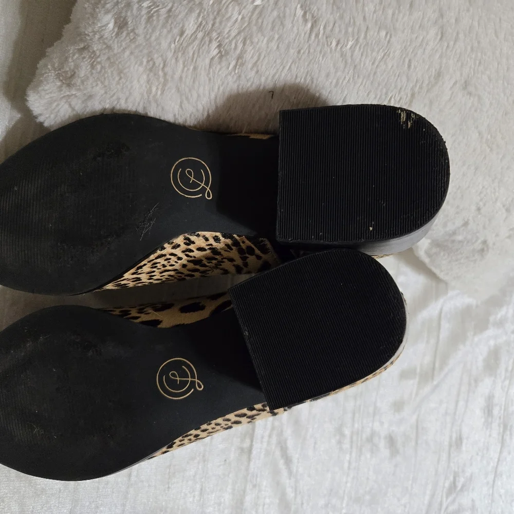 Leopard Print Ankle Boots By Chinese Laundry Size 8 EUC!! - Picture 5 of 8